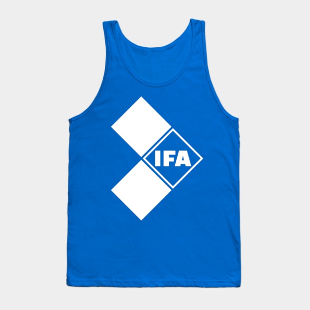 IFA Logo v1 (white) Tank Top by GetThatCar